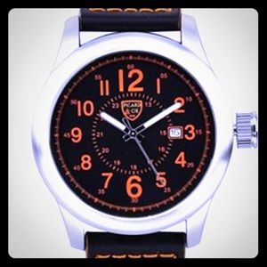 Picard & Cie Stellihorn Men's Watch - Black/Orange
